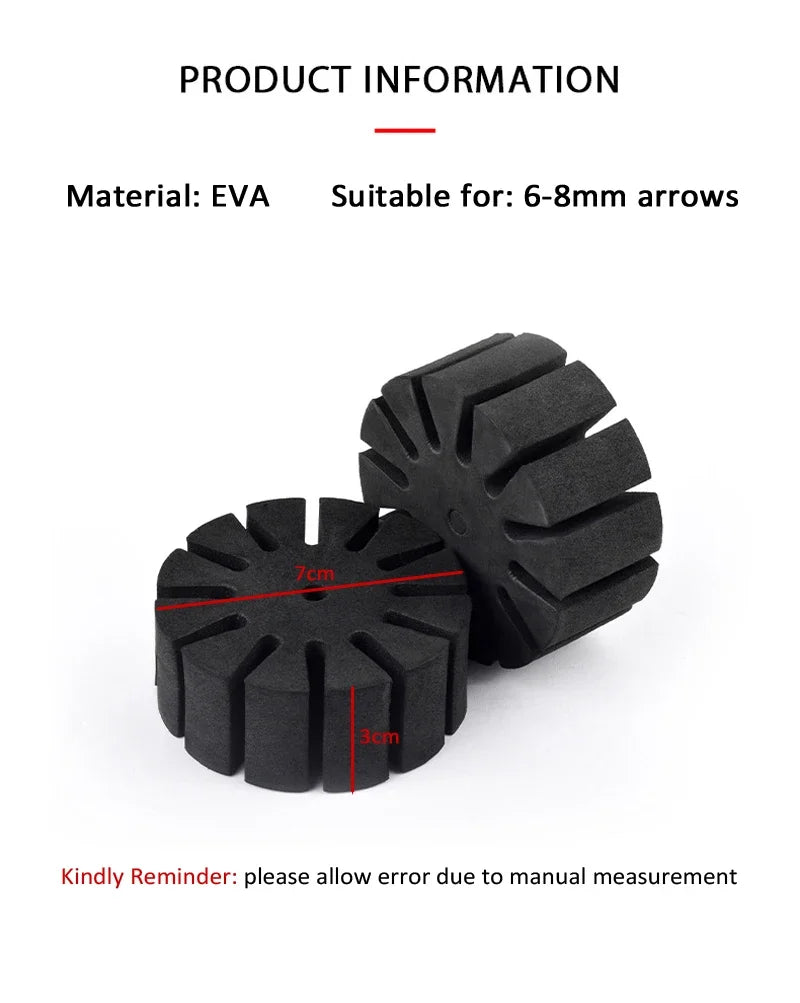 5/10pcs Archery Arrow Holder — EVA Foam Round Rack, 12-Arrow Separator Quiver Protection Shelf for Bow Hunting & Shooting