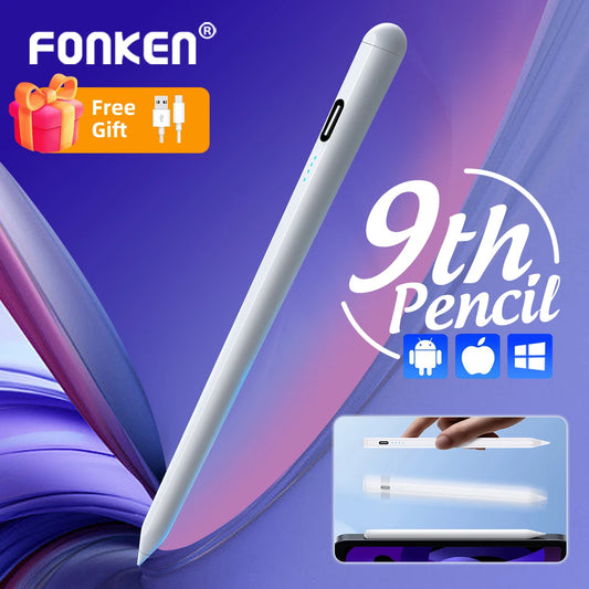 Universal Active Tablet Stylus Pen - Compatible with Apple iPad, Android, Xiaomi, Huawei, and Samsung Touch Screen Devices