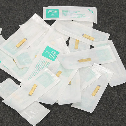 50pcs PCD Microblading Eyebrow Needles – F12/14/19 Tebori Blades for 3D Embroidery Manual Pen