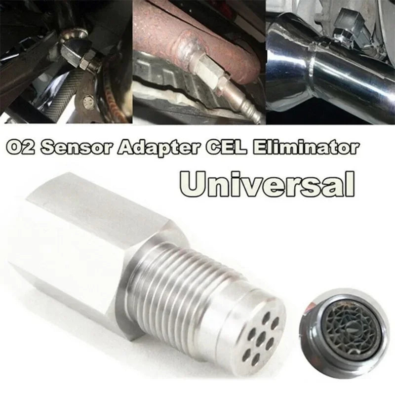 Oxygen O2 Sensor M18X1.5 Extender Spacer Adapter – P0420 P0430 Catalytic Converter CEL Eliminator for Check Engine Light