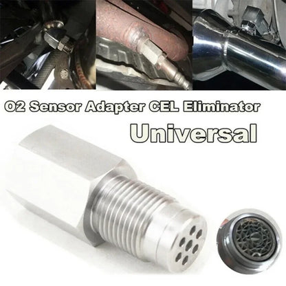 Oxygen O2 Sensor M18X1.5 Extender Spacer Adapter – P0420 P0430 Catalytic Converter CEL Eliminator for Check Engine Light