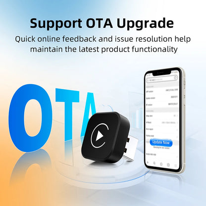 Wireless CarPlay & Android Auto Adapter – USB Mini Dongle Plug & Play for VW, Toyota, Nissan, Honda, Ford, Benz