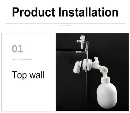 Auto Aquarium Water Changer Kit — Float Ball Valve Water Filler & Level Controller 1/4 Inch