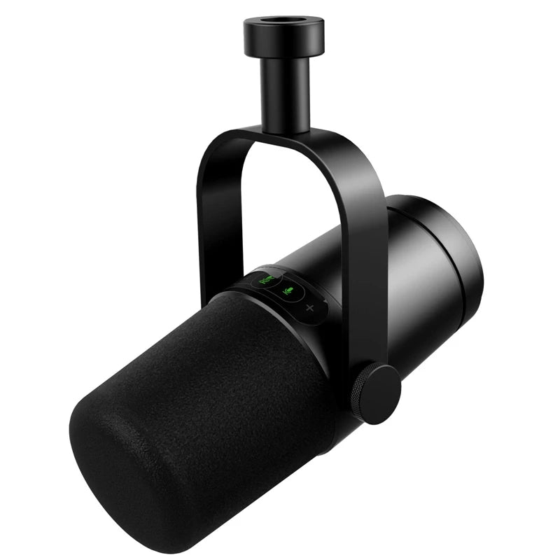 Professional Dynamic Microphone – Selectable Frequency Response Mic for Studio Recording & Performance Vocals, Compatible with Shure SM7B