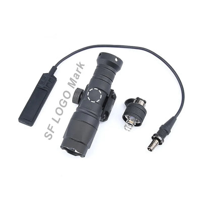 WADSN Surefire M300A Tactical Flashlight - Mini Weapon Scout LED Light, 20MM Rail Mount, Momentary & Constant-On Mode