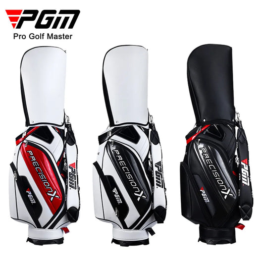 PGM Men's Golf Bag QB034 – PU Waterproof Large Capacity Standard Bag for 14 Golf Clubs