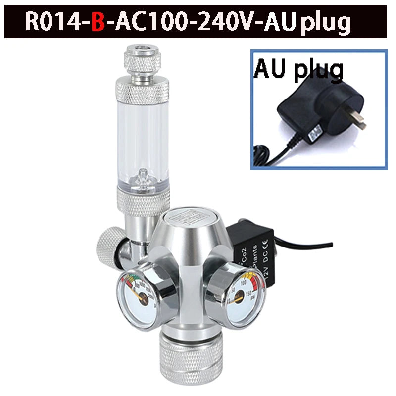 2024 DIY Aquarium CO2 Regulator – Electromagnetic Valve, Bubble Counter & Pressure Reducing System for Fish Tank