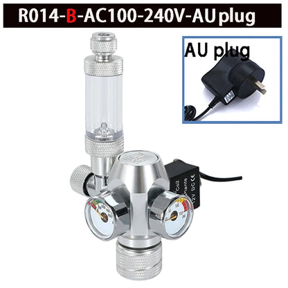 2024 DIY Aquarium CO2 Regulator – Electromagnetic Valve, Bubble Counter & Pressure Reducing System for Fish Tank