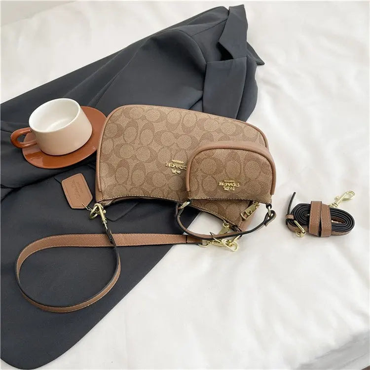 2025 Modern Vintage Cherry Crossbody Bag – Mahjong-Style Chain Shoulder & Underarm Bag, Women’s Light Luxury