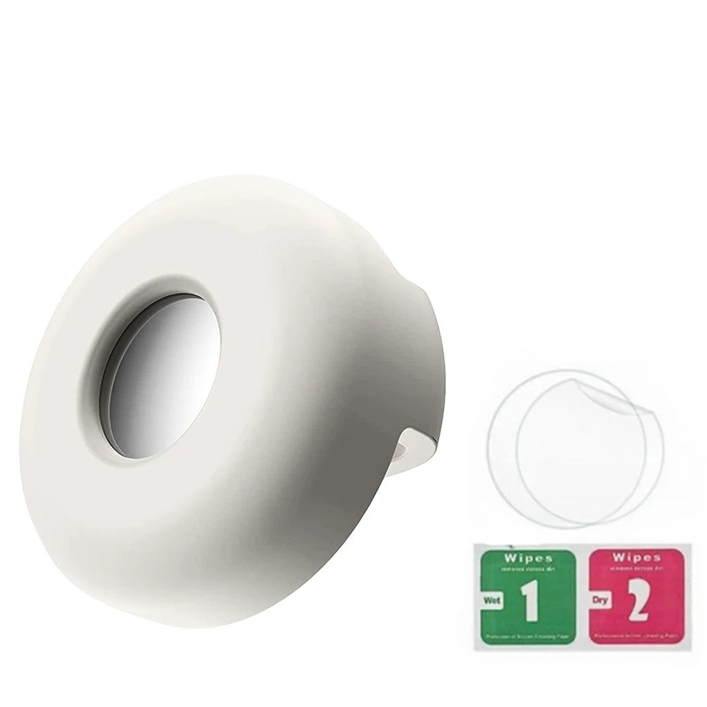 Airtag Dog Collar Holder – Silicone Protective Case for Apple AirTag, Full Body Cover Fits All Collar Sizes