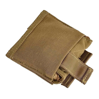 Tactical Dump Pouch – Foldable MOLLE Cummerbund Magazine Pouch, Mil-Grade Elastic Ultra-Light Roll-Up Drop Soft MAG Pouches