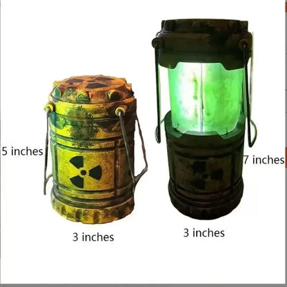 Mini Nuclear Reactor Lantern – Handheld Camping Light & Glow-in-the-Dark Night Lamp for Home Decor or Halloween Gift