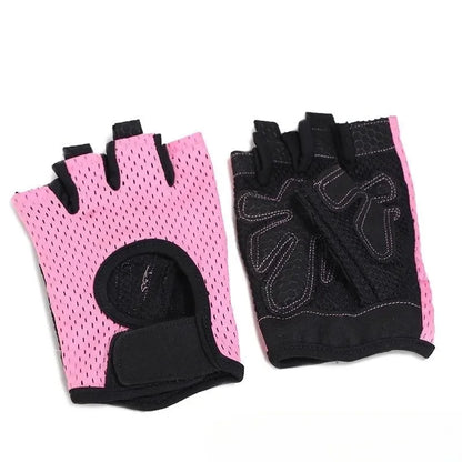 Breathable Cycling Fingerless Gloves – Anti-Slip Half Finger Bike & Gym Gloves for Men & Women