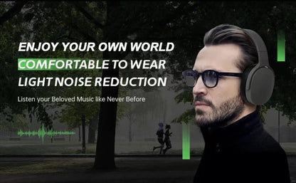 #P2961 Wireless Bluetooth 5.3 Headphones – Over-Ear HiFi Stereo Sports Earphones with TF/AUX Music Player & HD Mic