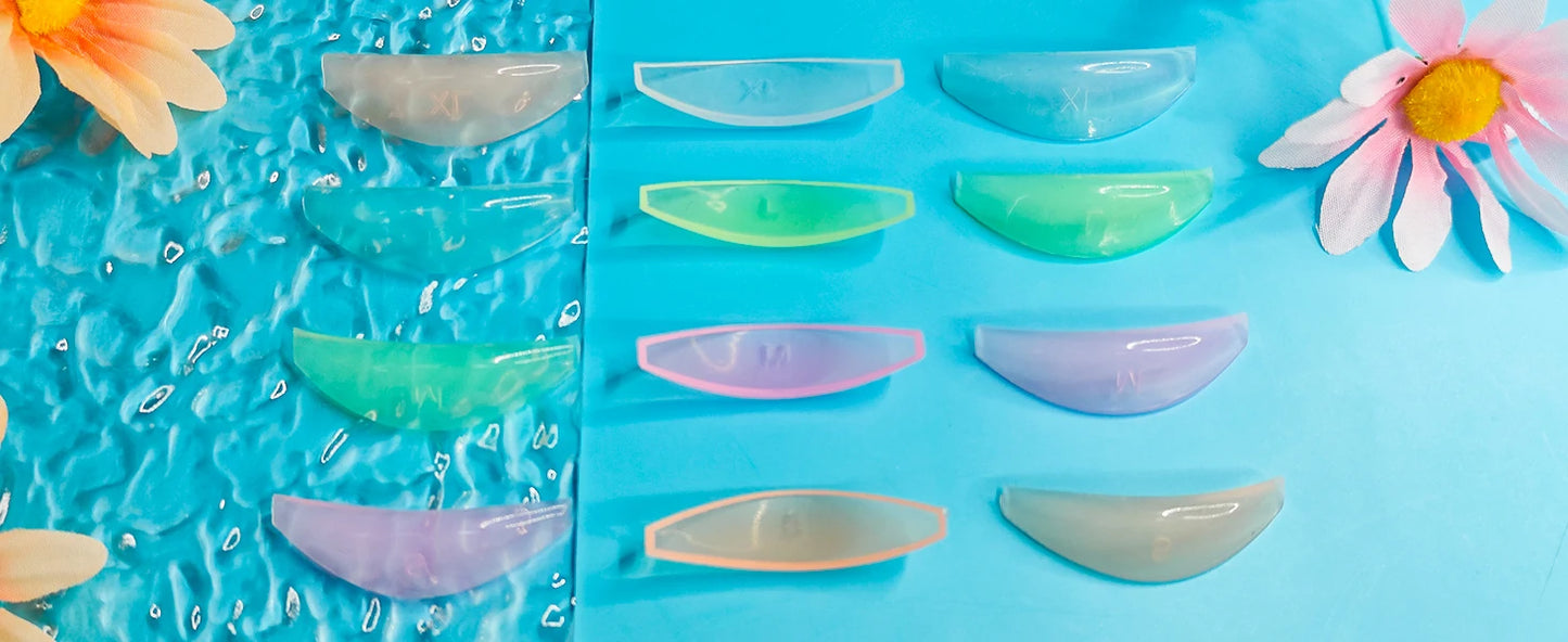 Libeauty Silicone Eyelash Perm Pads – Lifting Rods & Shields for Lash Curling, Makeup Applicator Tool