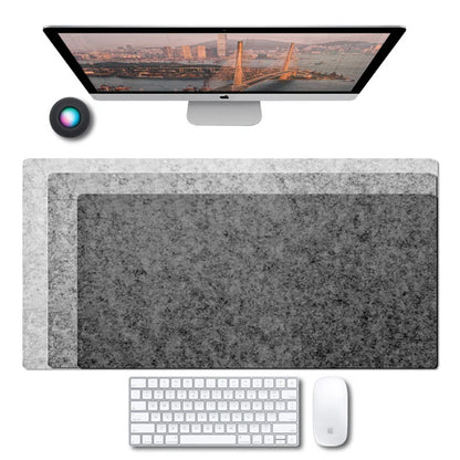 XXL Gaming Mouse Pad: Large Wool Felt Desk Mat for Computer Desk - Non-Slip Keyboard Deskpad Mousepad for Comfortable Gaming
