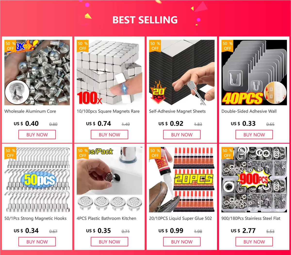 Expansion Aluminum Nails 20-Pack Hammer Drive Expansion Rivets ...