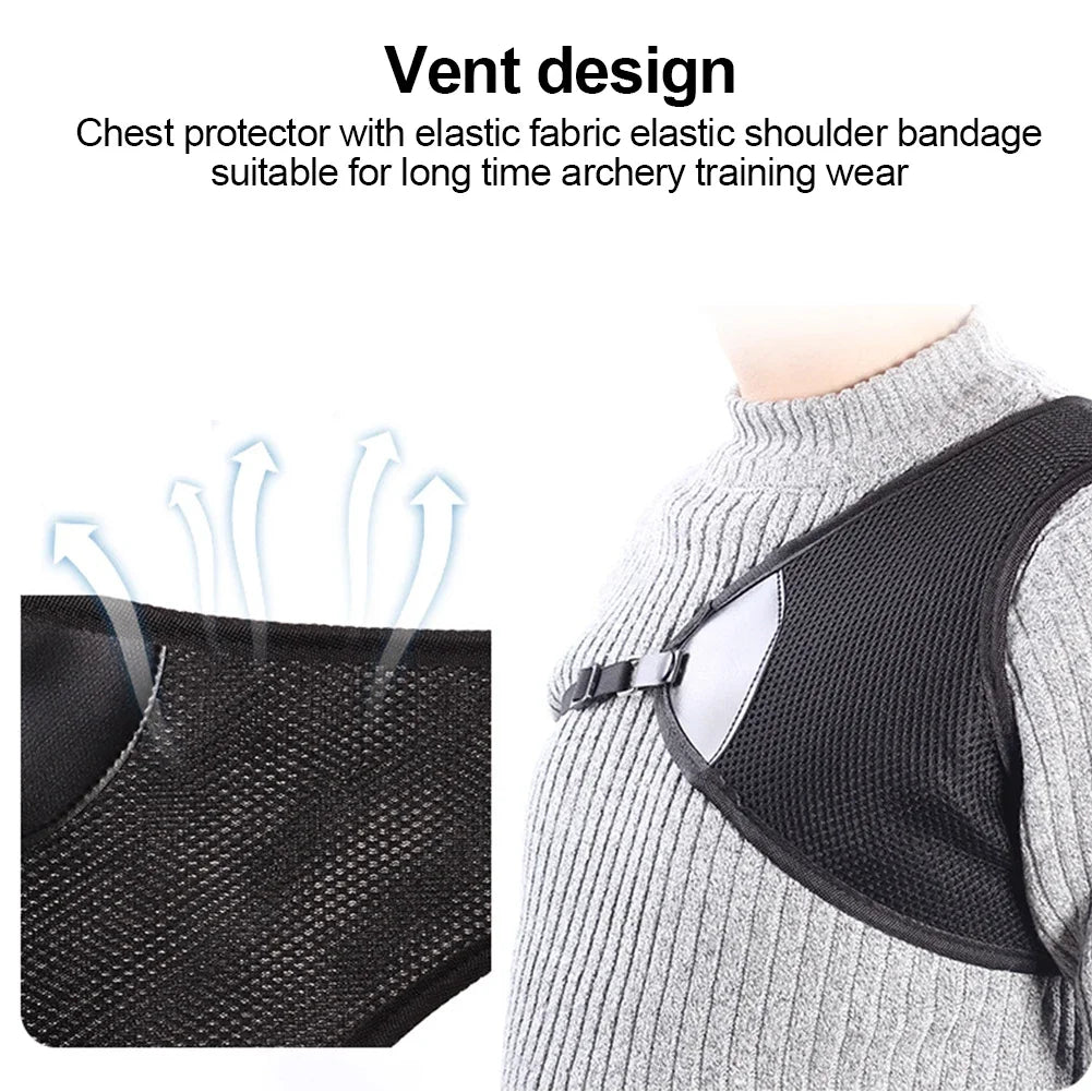 Adjustable Archery Chestguard – Breathable Protective Gear for Safe Bow Shooting & Hunting