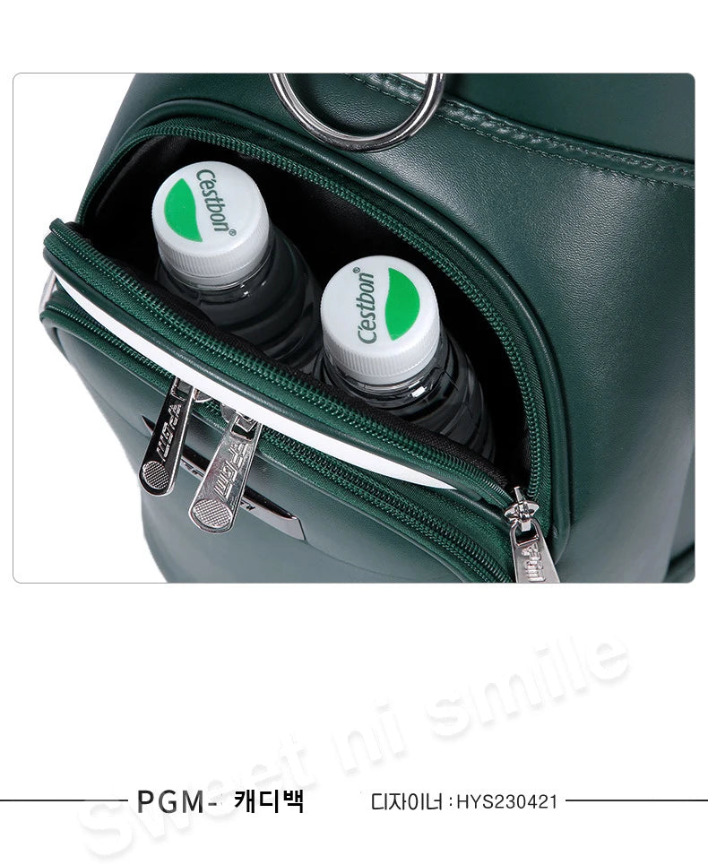 PGM Wheeled Golf Caddy Bag QB127 – 4-Wheel 360° Rotation Removable Waterproof Bag for Men & Women