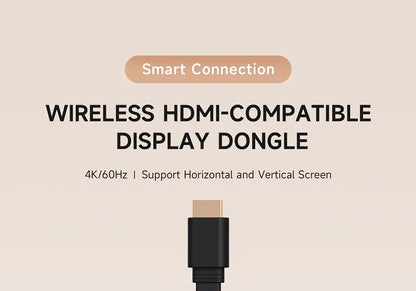 Hagibis Wireless HDMI Display Dongle Adapter – 4K@60Hz Wireless Extender for Laptop, PC, Smartphone, HDTV, Projector, IOS