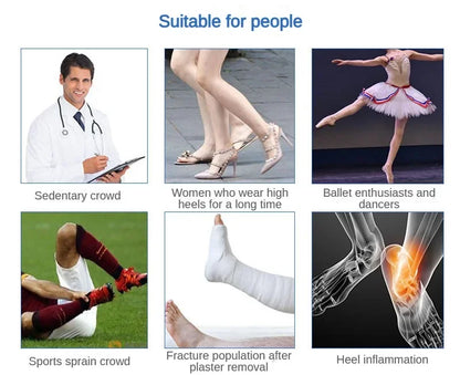 Adjustable Night Splint for Plantar Fasciitis – Soft Foot Drop Brace & Achilles Tendon Stretcher for Pain Relief and Sleep