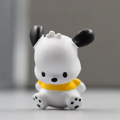 New 5pcs Sanrio Cinnamoroll Action Figures – Kawaii Anime Toy Set for Tabletop Decoration & Kids Gifts