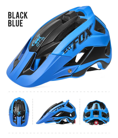 BATFOX Ultralight Bike Helmet – Molded Mountain & Road Helmet for Men, DH AM Cycling Equipment, Casco Ciclismo Bicicleta
