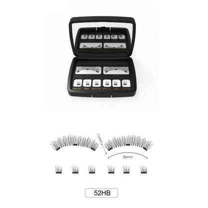 3D Magnetic Eyelashes – Soft, Reusable False Mink Lashes for Easy Wear & Beauty Makeup