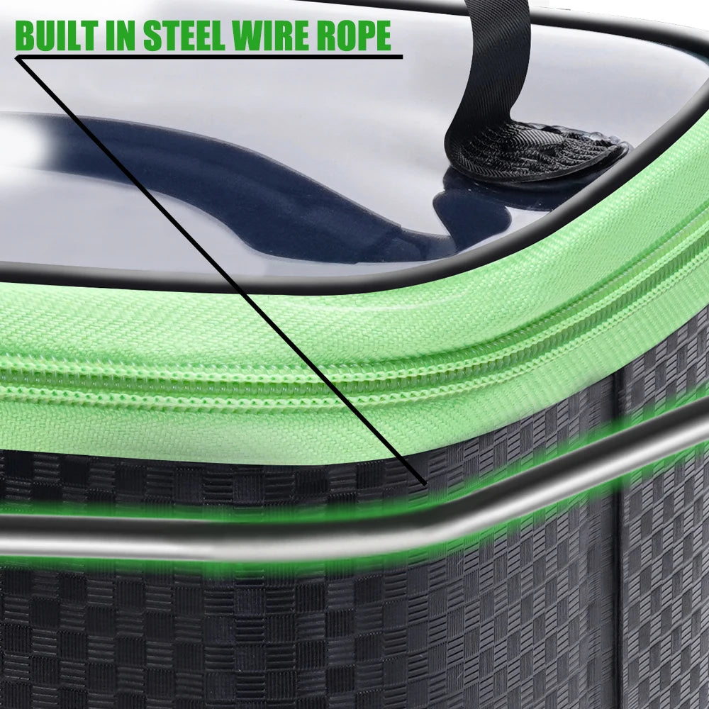 EVA Thickened Waterproof Fishing Box Bag – Live Fish Bucket and Storage Case for Gear, Main/Sub Line, and Floats