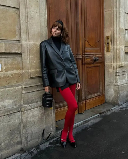 Talenza Women's Tights – Slim Stockings, Super Elastic Leggings, Large Size, Sexy Pantyhose for Spring, Autumn, Winter