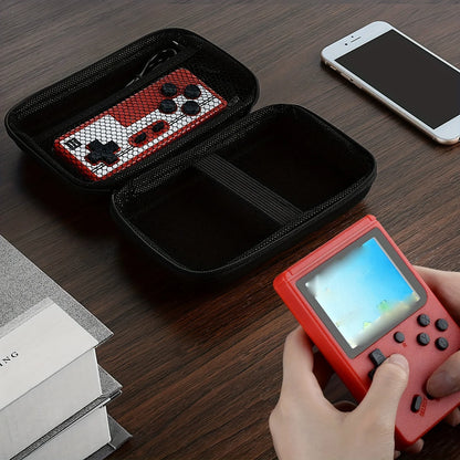 Handheld Game Console Carrying Case: Protective Travel Retro Mini Player Box - Organize Charging Cable, Earpods, Batteries and More!