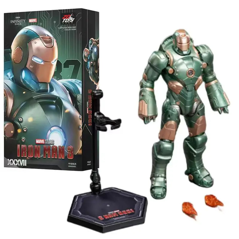 ZDTDS Iron Man & War Machine Legends Action Figures – MK37 Hammerhead, MK12, MK38 Igor, MK9 Iron Patriot Collectible Toy