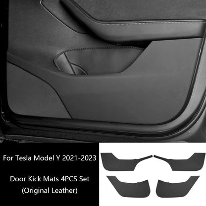 Tesla Model Y/3 2021-2023 Door Anti-Kick Protective Sticker – Soil-Proof & Anti-Scratch Side Door Mat Protector