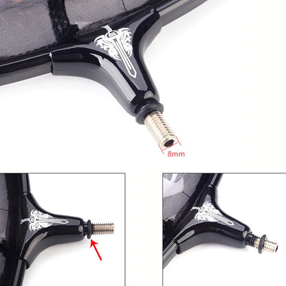 Carbon Fiber Anti-Hook Fishing Net Head – Ultra-Light Titanium Alloy Deepening Net Tool Accessory
