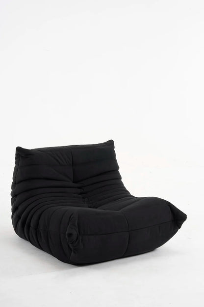 Caterpillar Togo Single Sofa – Tatami-Style Leisure Chair for Living Room or Bedroom, Reading & Relaxing Seat