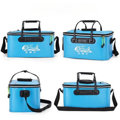 Folding EVA Live Fish Bucket – Thickened Portable Water Tank for Outdoor Fishing and Accessories