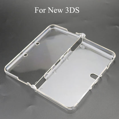 YuXi Clear Plastic Crystal Case — Hard Shell Protective Cover for NDSL, NDSi, New 3DS XL & GBA SP Game Console