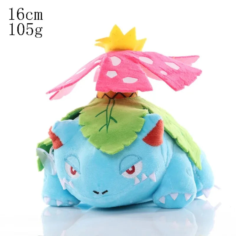 20cm Pokemon Plush Toys – Kawaii Pikachu, Raichu, Jenny, and Turtle Anime Dolls for Kids' Birthday & Christmas Gifts