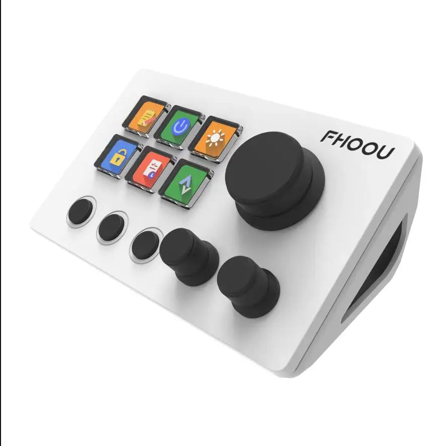 Mirabox N3 Streamdeck Keypad — Mini Customizable Macro Keyboard with Screen & Knob for Desktop