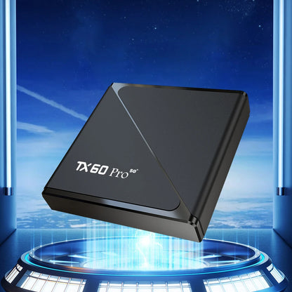 Android 16 Smart TV Box — Allwinner H313 Quad-Core, Dual WiFi 2.4G/5G, 14K Media Player with Voice Remote (16G/256G)