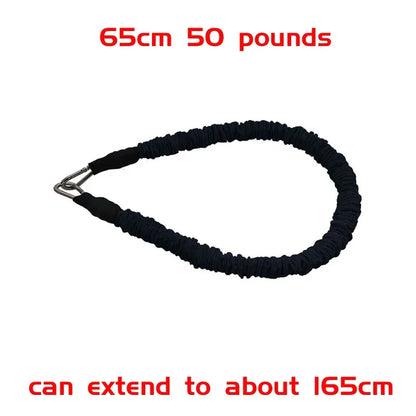 Thickened Latex Resistance Bands — 30/42/65/80cm Pull Rope for Gym, Fitness Training & Taekwondo (Customizable)