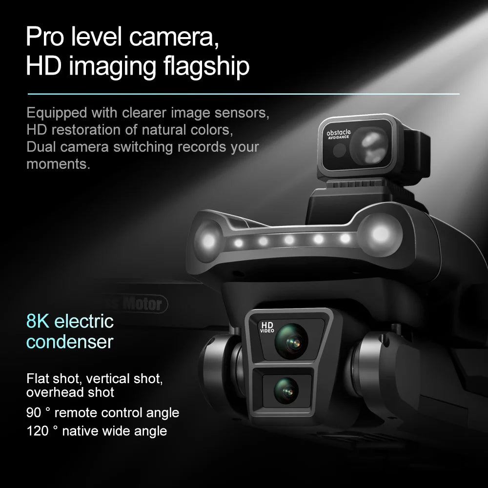 Xiaomi V198GPS Drone with 8K HD Camera – Foldable Brushless Quadcopter with Obstacle Avoidance & Optical ESC Aerial Tech