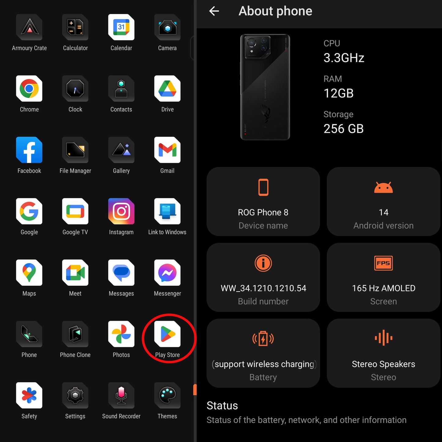 2024 ASUS ROG Phone 8 – Snapdragon 8 Gen 3, 5G Smartphone, 6.78'' 165Hz E-Sports Screen, 65W Charging, NFC, ROG 8 Pro