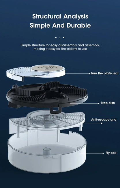 USB Electric Fly Trap — Automatic Insect Catcher & Pest Control Device for Flies
