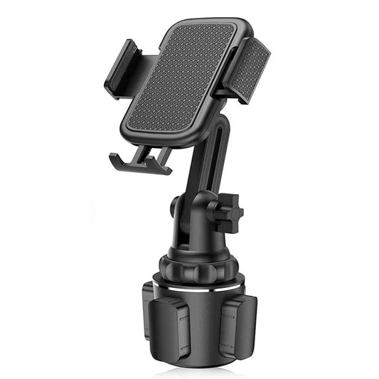 Universal Adjustable Car Cup Phone Mount | Cellphone Holder Stand for iPhone 14, 13, 12 Pro Max, Huawei, Samsung