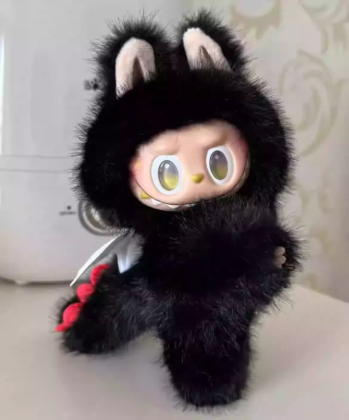 Premium Labubu Zimomo Angel Doll Clothes Set  — 17cm Mokoko Vinyl Pendant Plush & Clothes Set (Fits Labubu 1st & 2nd Gen) — Birthday Gift