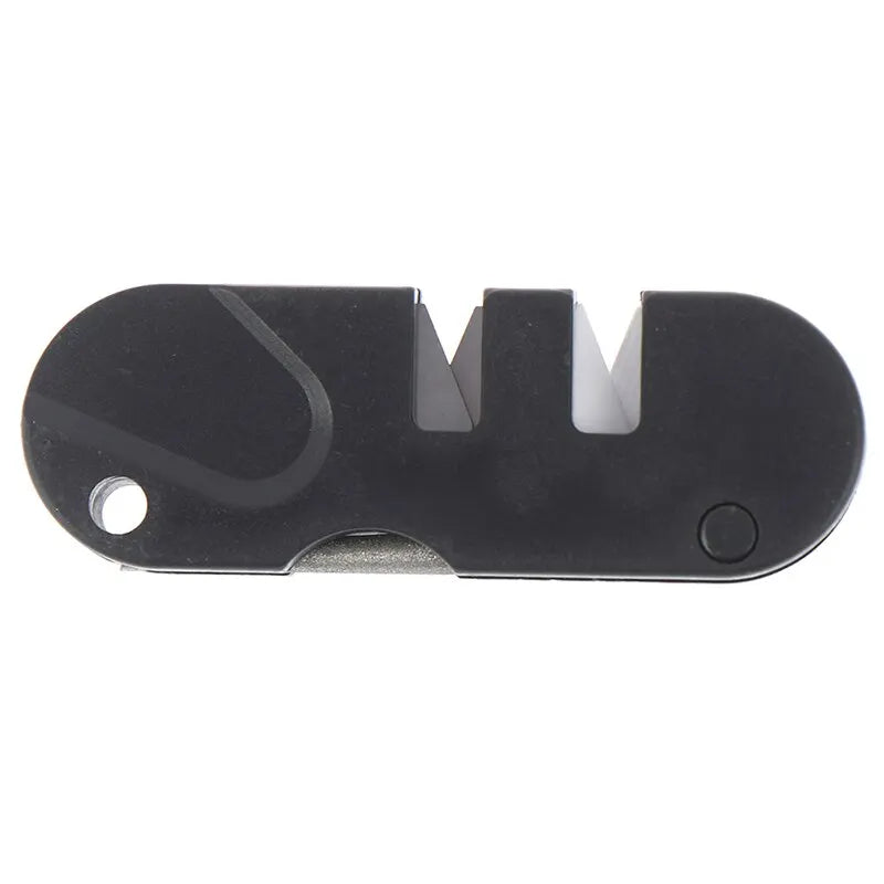 4-in-1 Mini Portable Whetstone Sharpener: Tungsten Ceramic Carbide Knife Sharpener - Multifunctional Camp Outdoor Tools