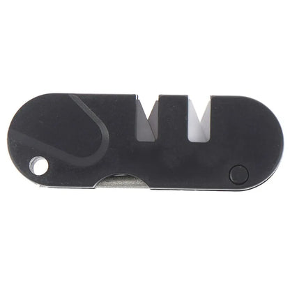 4-in-1 Mini Portable Whetstone Sharpener: Tungsten Ceramic Carbide Knife Sharpener - Multifunctional Camp Outdoor Tools