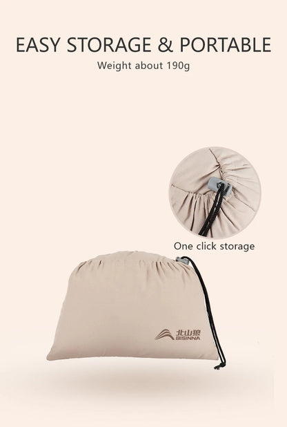 BISINNA Ultralight Outdoor Camping Pillow – Compressible Portable Hiking & Travel Pillow