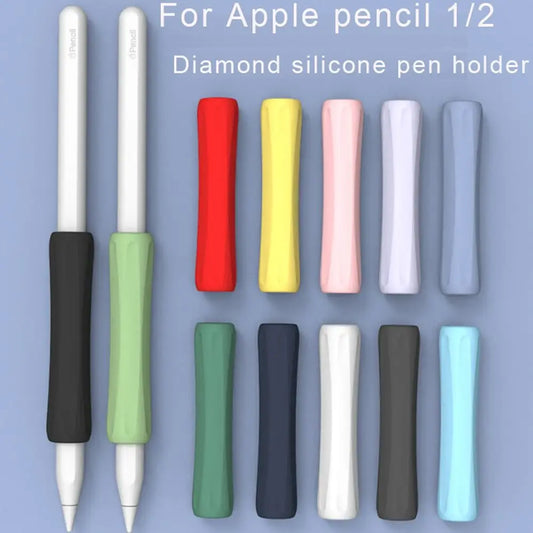 Silicone Stylus Cover for Apple Pencil 1 and 2 - Shockproof, Anti-Scratch, Non-Slip Protective Sleeve for Touch Screen Pen
